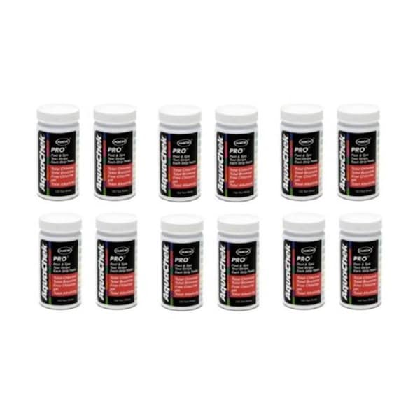 Ets 511710 Aquachek Pro 5 Way Test Strips Bottle Of 100 - ET43898