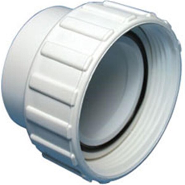 Hands On 2 in. Union Nut with 2 in. S Tailpiece & O-Ring - HA2634845