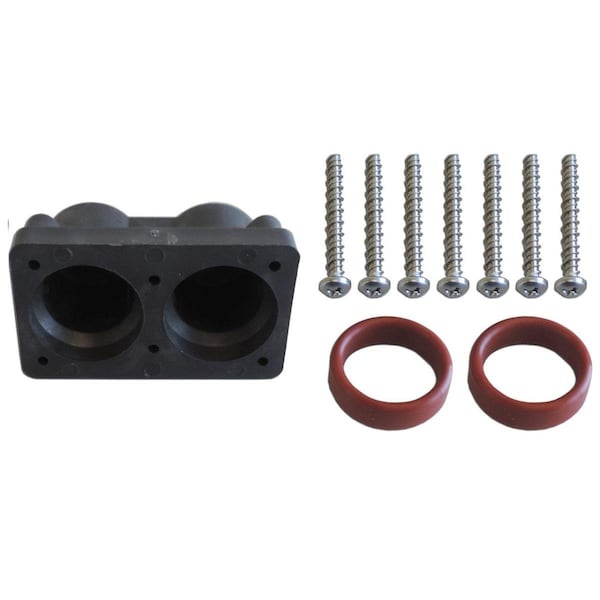 Karuma Car Care Turn-Around, Double Barrel Heater Manifold Kit - KA1625078