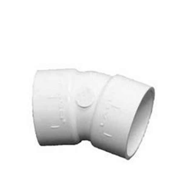 Powerplay 2.5 in. PVC 22.5 deg Elbow Adapter Female Socket - PO2525842