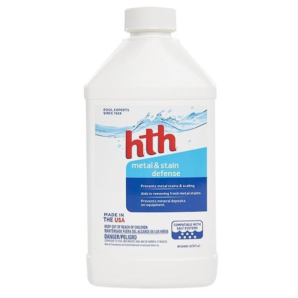 Hth HTH 67013 32 oz Metal & Stain Pool Defense - 8195950