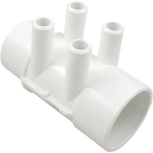 Gecko Alliance 672-4160 4-Port Flow Thru Pool And Spa Manifold - GE36034