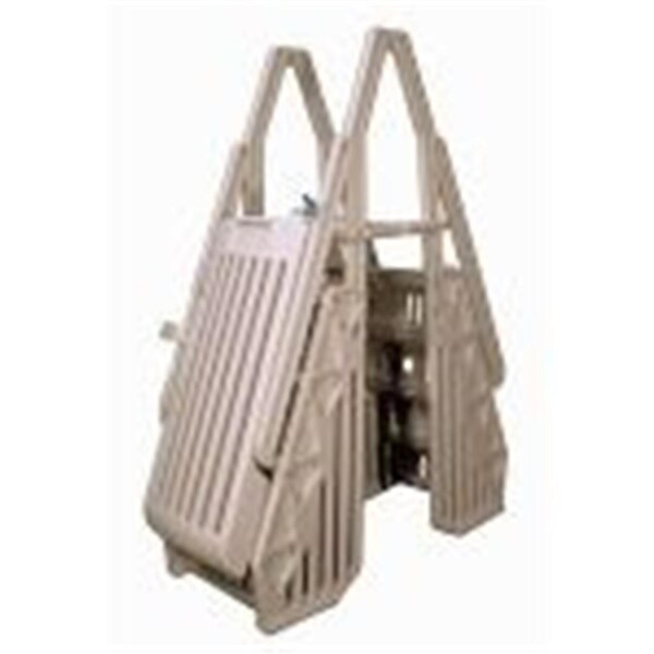 Blue Wave NE115T Vinyl Works Neptune A Frame Entry System Ground Pools Taupe - BWA-102343758