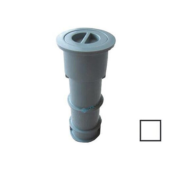 Powerplay 7.5 in. Umbrella Stand with Sleeve & Center Cap; White - PO1259742