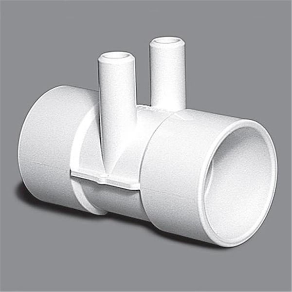 Handson 2 x 2 in. Slip Manifold Pvc Waterway Pipe - 2 Port & 0.75 in. sb Ports - HA1188655