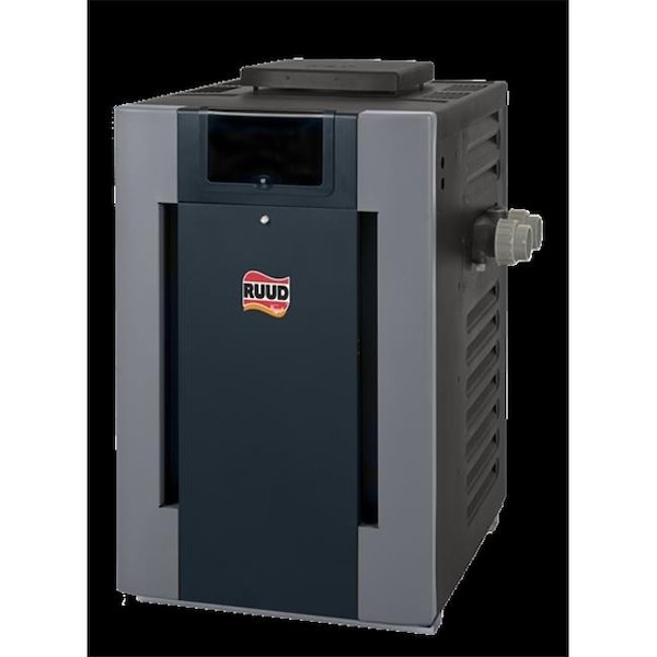 Ruud Ruud 009997 50 lbs P-D406A Digital Polymer Pool & Spa Heater 399000 BTU; Natural Burner Copper Tubing - 9997
