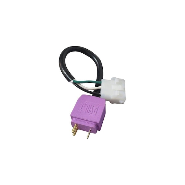 First Safety 6 in. Amp to Mini J&J 14-3 Molded Blower Adapter Cord - Light Violet - SA1620543