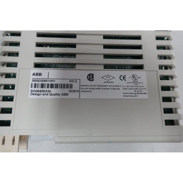 Módulo de salida digital IO Abb S800, 3BSE008510R1 DO810 - 3BSE008510R1 DO810