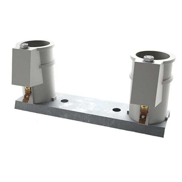 Whole-In-One PC-4008-P 4 In. Deck Cycolac Anchor Channel Mount Set - WH2546130