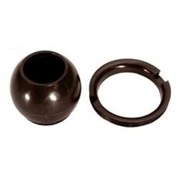 Hydro Air Hydro Air HA103808BRN Eyeball & Retaining Ring - Brown - HA103808BRN