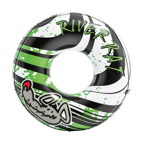 Intex Recreation Intex River Rat Multicolored Vinyl Inflatable Floating Tube - 68209EP