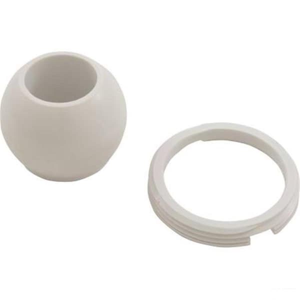 Hydro Air Hydro Air HA103808WHT Eyeball & Retaining Ring - White - HA103808WHT