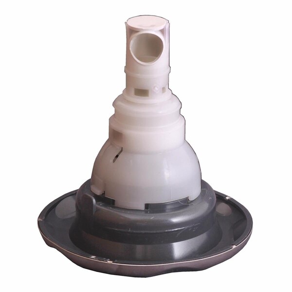 Green Arrow Equipment 5 in. Face Typhoon 500 Roto 5-Scallop Jet Internal with Stainless Escutcheon - Graphite Gray - GR1413833