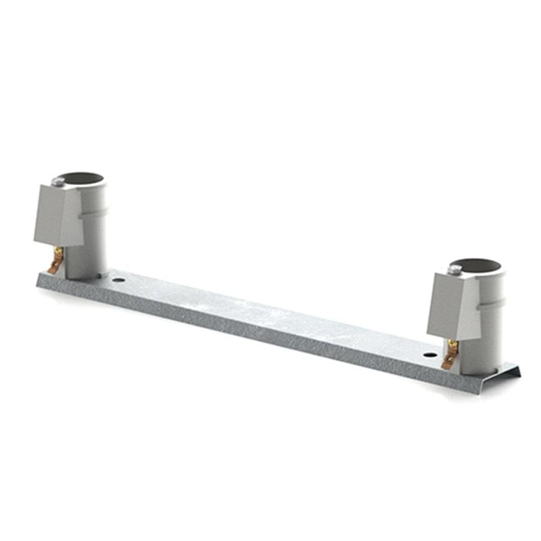 Perma-Cast Perma-Cast PC-4020-P 4 In. Deck Cycolac Anchor Channel Mount Set - PC4020P