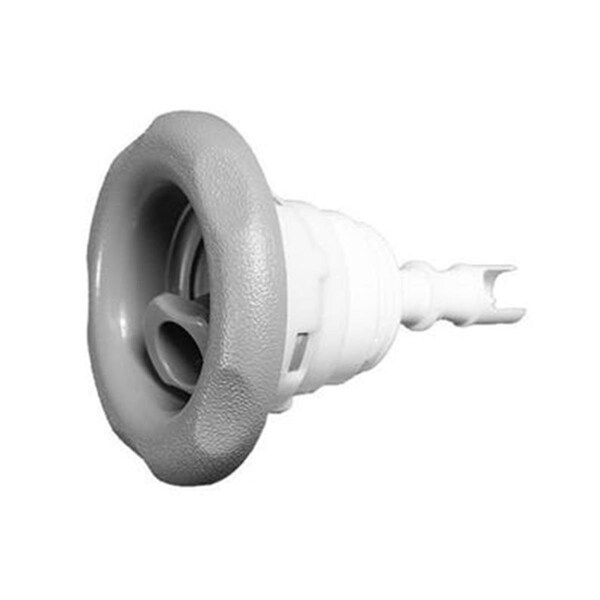 Karuma Car Care 3.37 in. Face 5-Scallop Waterway Poly Storm Thread-In Roto Textured Jet Internal, Gray - KA1872122