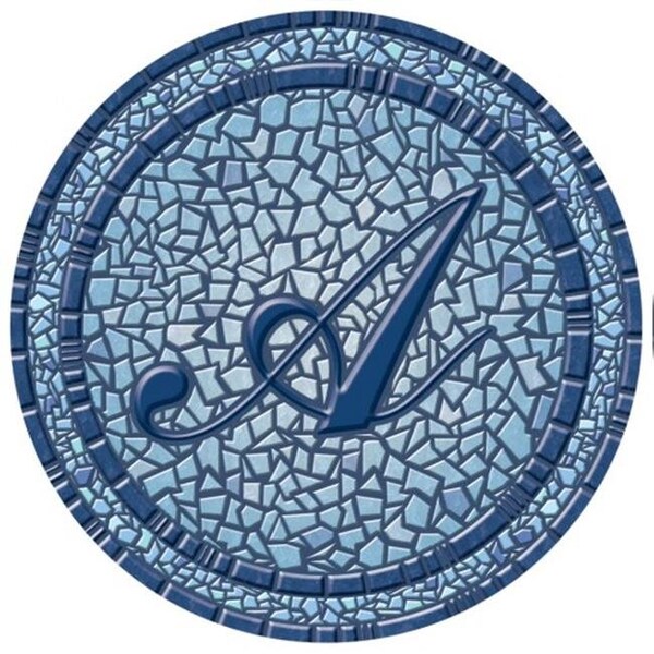 Lamatek Lamatek 67B00-0043A 59 in. dia. Monogram Mosaic Poolsaic Mat- A - 67B00-0043A