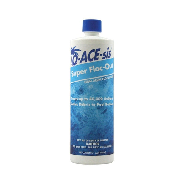 O-Ace-Sis 1 qt. Super Floc Out Debris Settler-, 12PK - O-4609