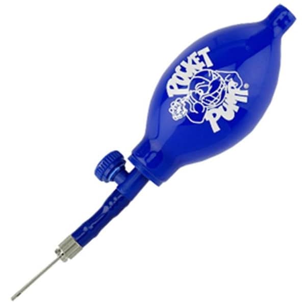 Tandem Sport Tandem Sport POCKETBLUE Pocket Pump; Blue - POCKETBLUE