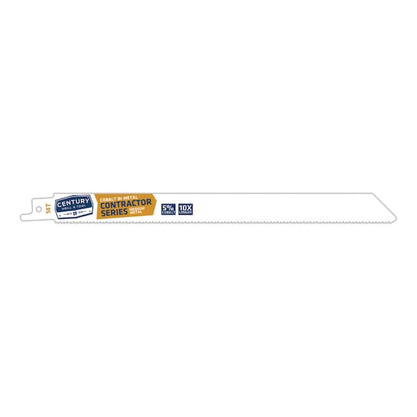 Century Drill & Tool Recip Blade 14T X9" Bi-Metal Contractor 3/4 W .035 Thick 1/2 Shank 5Pc - 7014