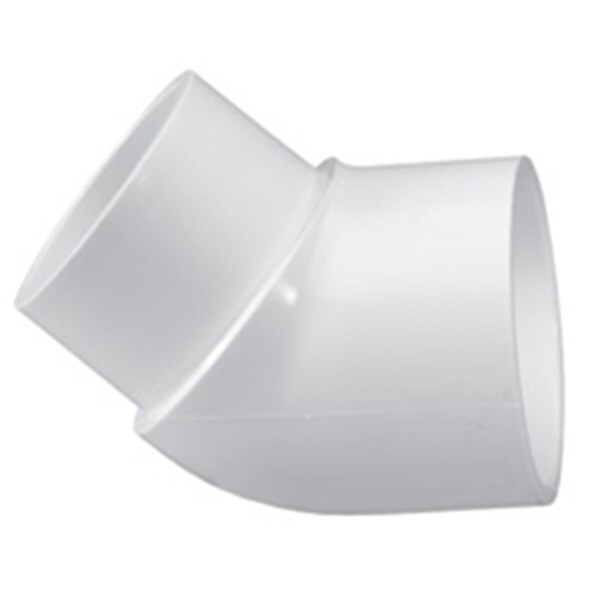 Westlake Pipe & Fittings 423-025 45 Degree Elbow Street - 2.5 in. Spigot x Skt - PV423025