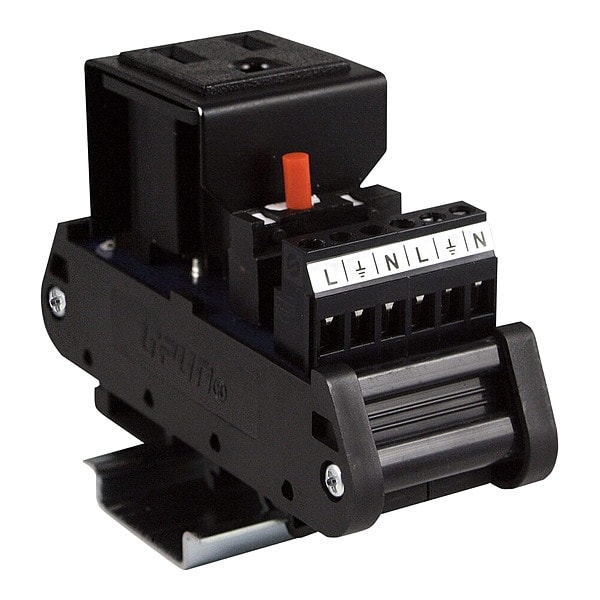 Módulo Asi, Riel DIN, 15 A, 125VAC, 1.4" W - IMACP01-CB5