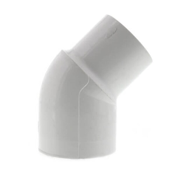 Spears 1.50 in. PVC 45 deg Street Elbow Spigot X Socket SCH40 - 427-015