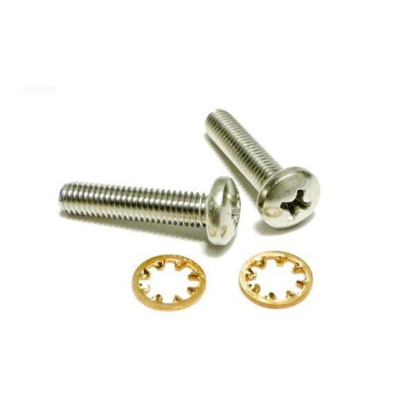 Pool Products 10-32 x 0.87 in. Pan Head with Star Washer - PV48045
