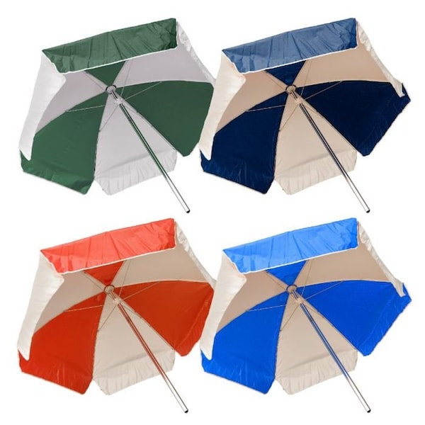 Kemp Usa 6' Umbrella - Royal Blue/White - 12-002-ROY/WHI