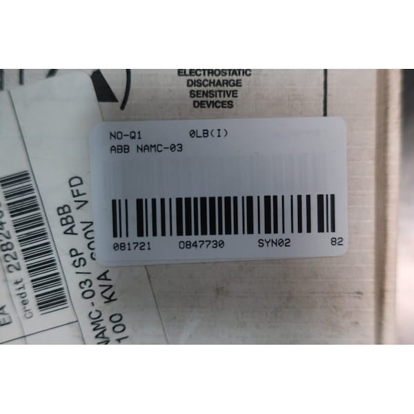 Controlador de motor de accionamiento Abb Rev K Placa de circuito impreso - 3BSE006065R1 NAMC-03
