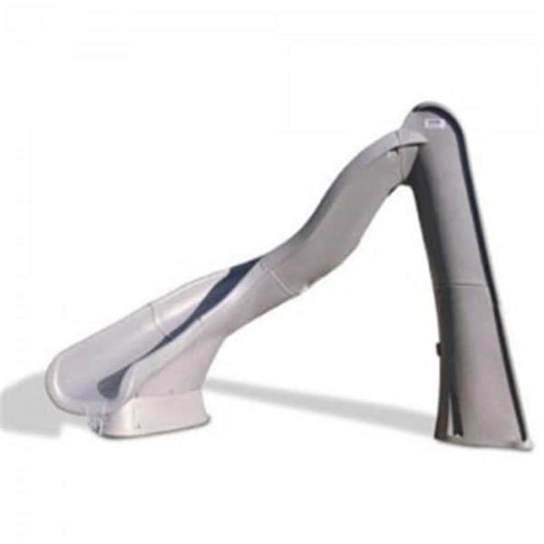 Powerplay Turbo Twister Pool Slide - Left Turn - Gray Granite - PO42705