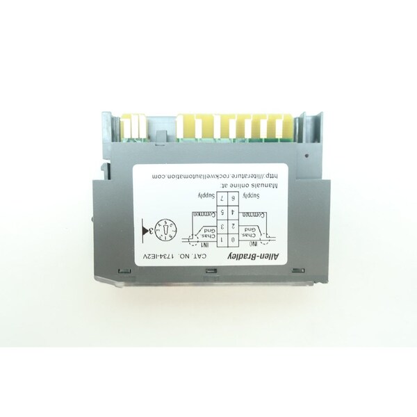 Módulo de entrada de Allen Bradley, POINT I/O, Analógico, Voltaje, 2 Canales, Estilo Abierto, Montado en DIN - 1734-IE2V