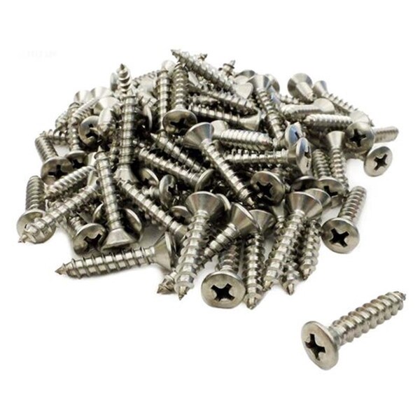 Bnb-Pt Stainless Steel Stair Scre, 100PK - APCSTAIR
