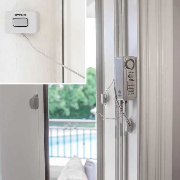 Techko Safe Pool Alarm for use on Gate, Door, Window or other Pool Entryway , 10PK - S187D (10-PACK)
