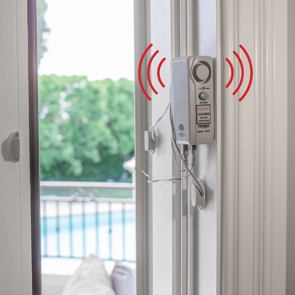 Techko Safe Pool Alarm for use on Gate, Door, Window or other Pool Entryway , 10PK - S187D (10-PACK)