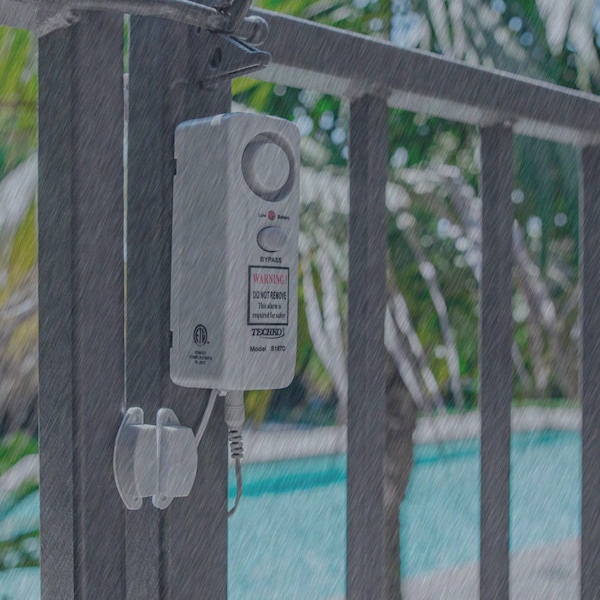Techko Safe Pool Alarm for use on Gate, Door, Window or other Pool Entryway , 10PK - S187D (10-PACK)