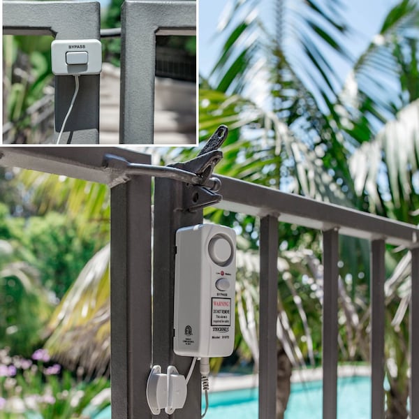 Techko Safe Pool Alarm for use on Gate, Door, Window or other Pool Entryway , 10PK - S187D (10-PACK)