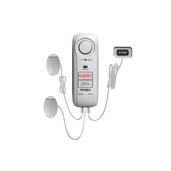 Techko Safe Pool Alarm for use on Gate, Door, Window or other Pool Entryway , 10PK - S187D (10-PACK)