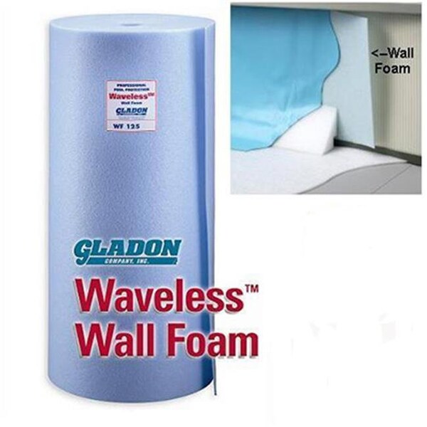 Gladon Company Gladon AG100 Waveless Wall Foam 1-8 in.by 48 in. by 100 in.for Swimming Pool - AG100