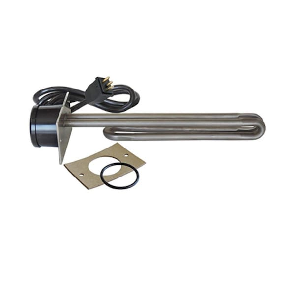 Newalthlete 2.5KW 230V Molded Cord Incoloy Heater Element with Gasket - 2.5 x 4 in. Flange - NE1872087