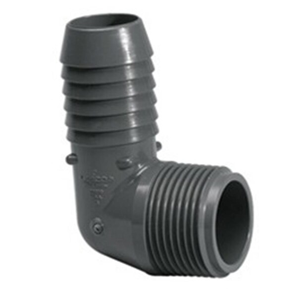 Westlake Pipe & Fittings 1 in. Insert Male Pipe Thread 90 deg Elbow - PV1413010