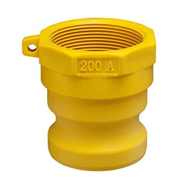 Slugfest Supplies 2 in. Quick Coupling Glass & Reinforced Nylon Male Adapter - SL974037