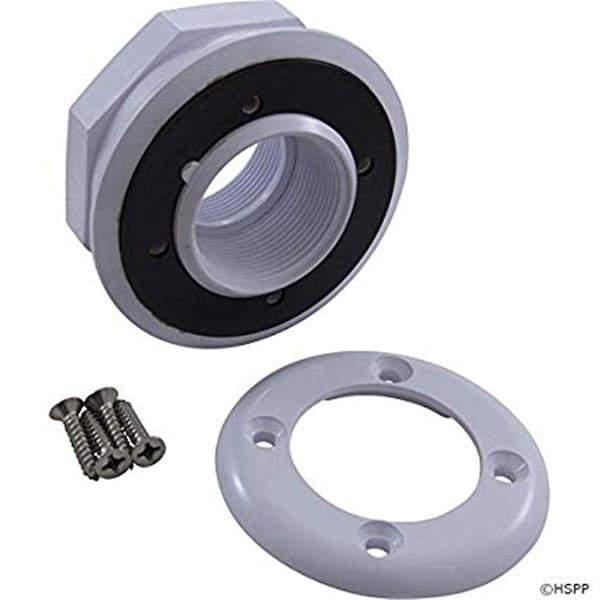 Super Pro 1.5 in. Vinyl Fiberglass FIP Inlet & Locknut Fitting - SU393813