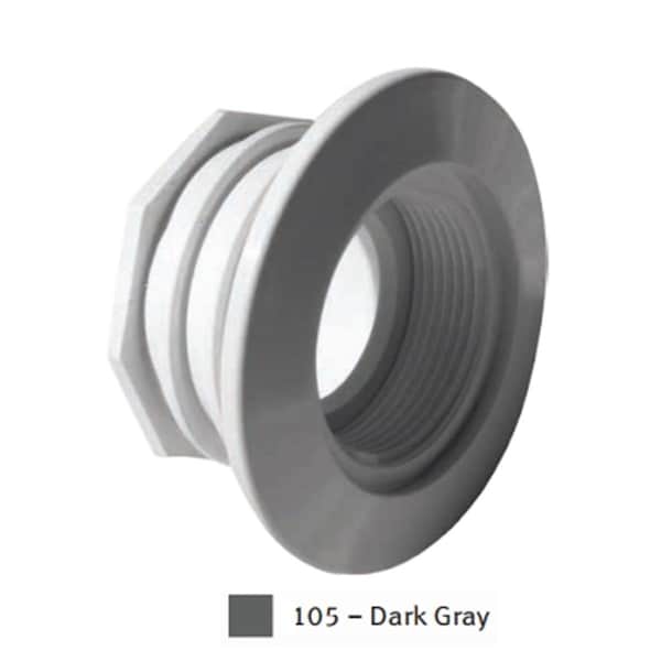 Aquastar Aqua Star  Large Wall Fitting with Water Stop, Dark Gray - ES1022WB05