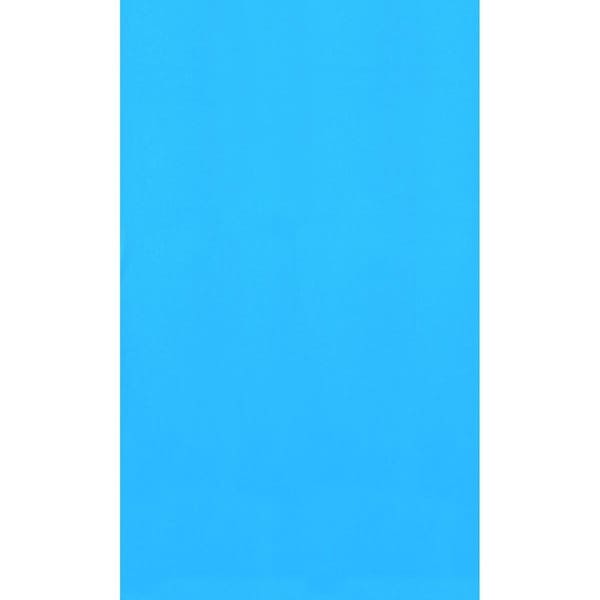 Bromas 18 x 33 ft. Oval Standard Gauge Overlap Liner with 48 to 52 in. - Blue - BR2492434