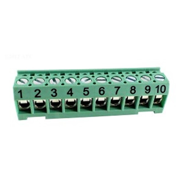 Perfectpitch Champlain Plastics 6610Plus Terminal Bar 10 - Pin - Green - PE3333061