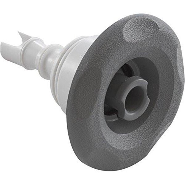 Handson 3 in. Face Mini Storm Thread-In 5-Scallop Textured Jet Internal, Directional - Gray - HA1188187
