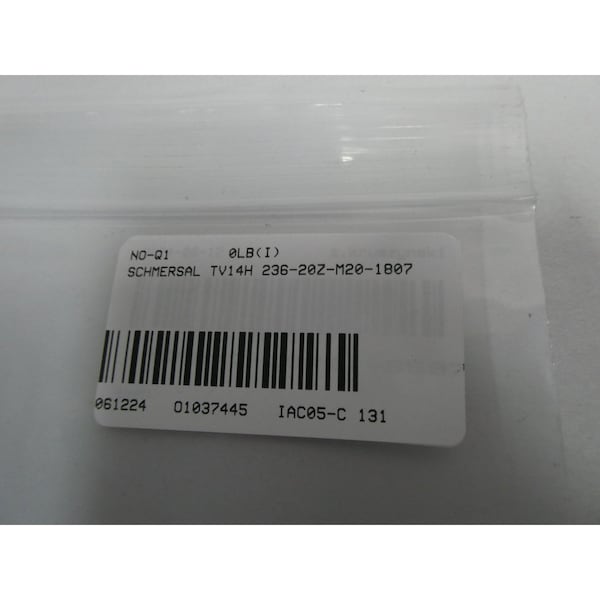 Interruptor de límite Schmersal SCHMERSAL TV14H 236-20Z-M20-1807 - TV14H 236-20Z-M20-1807