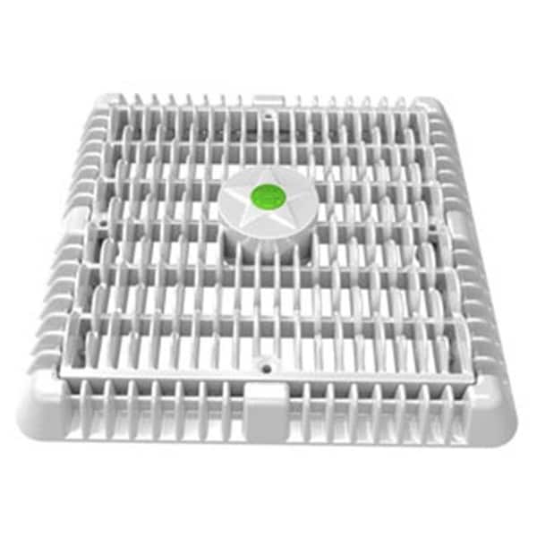 Aquastar Aqua Star WAV9WR101 9 x 9 in. Wave Grate And Frame - WAV9WR101