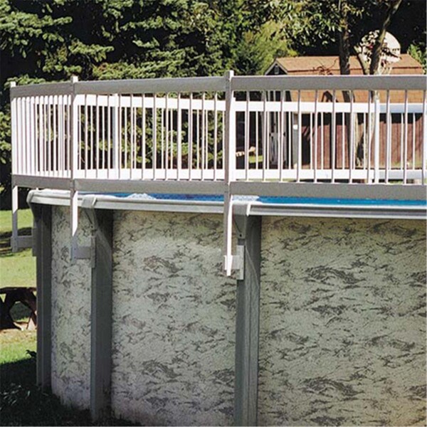 Powerplay 30-BKIT-WHT Protech-A-Pool Above Ground Fence 3 Section Base Kit - PO2546243