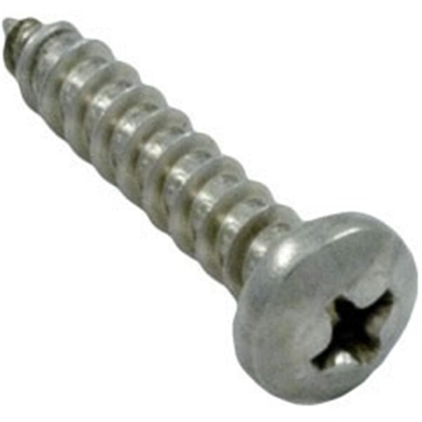 Perfectpitch 10-12 x 1 in. Pan Head Stainless Steel Screw - PE1188814